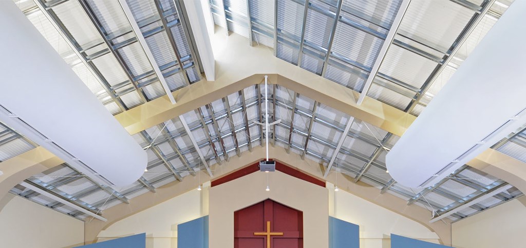 ThermaLiner, Butler Roof System, Insulation ThermaLiner insulation system for roofs on Butler steel buildings.